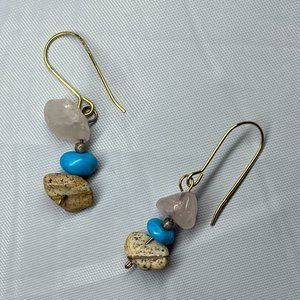 Tri-Stone earrings